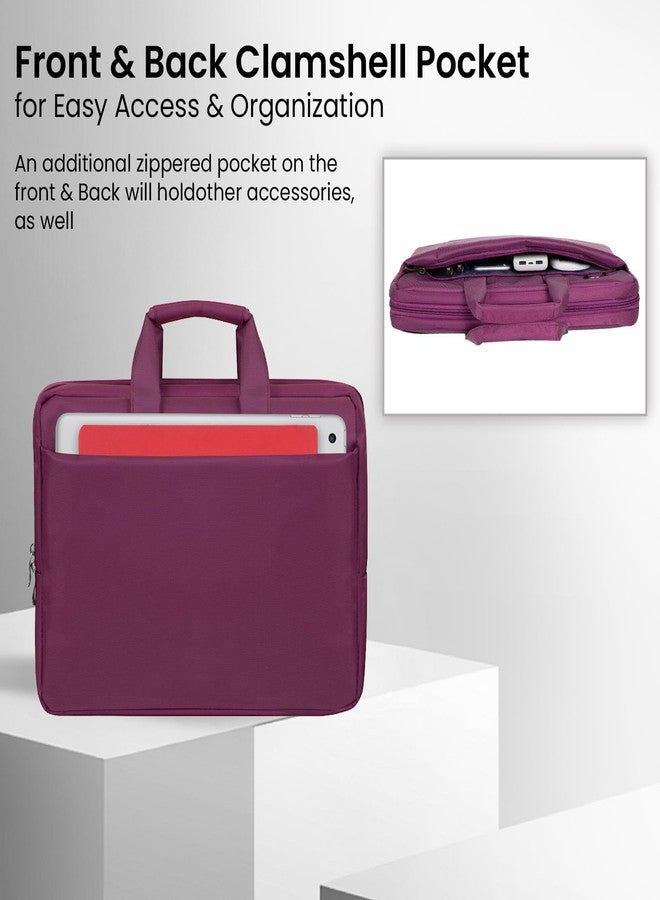 RivaCase Central 8231 Purple Laptop Bag 15.6" Inches - Image 5
