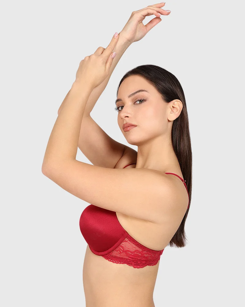 ايسلا اند ايفي صدرية ضاغطة مزدوجة بفتحة عميقة من إيسلا وإيفي