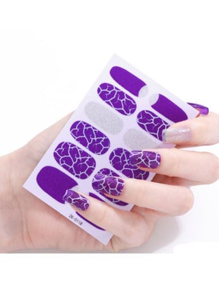 12 Self-adhesive nail stickers with distinctive and unique design to decorate nails and give them wonderful look - pzsku/Z5DB4EFE102CA2C2CED71Z/45/_/1683466989/6e2b7996-cacd-463e-ad2c-f0aba369bdad