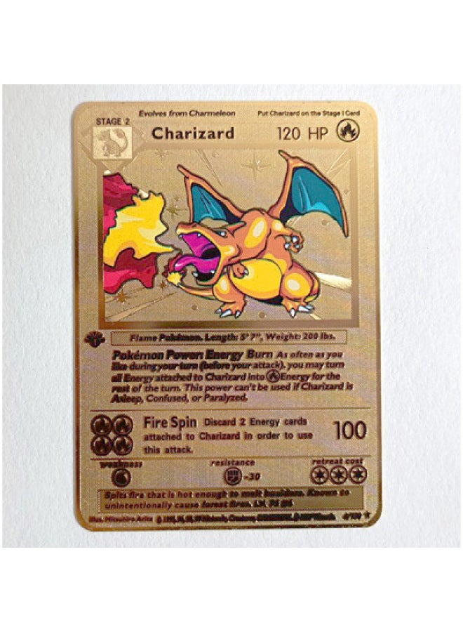Pokémon Card Vmax Baokemeng Metal Card Pikachu Super Dream Fire-breathing Dragon Lily Ai Trainer Card 