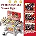 Kimicare Kids BBQ Grill Playset Play Kitchen Toys Grill with Smoke Sound Light Simulation Pretend Play Food for Toddlers 35 Camping Cooking Set Birthday Gifts Christmas for Grandkids - Image 2