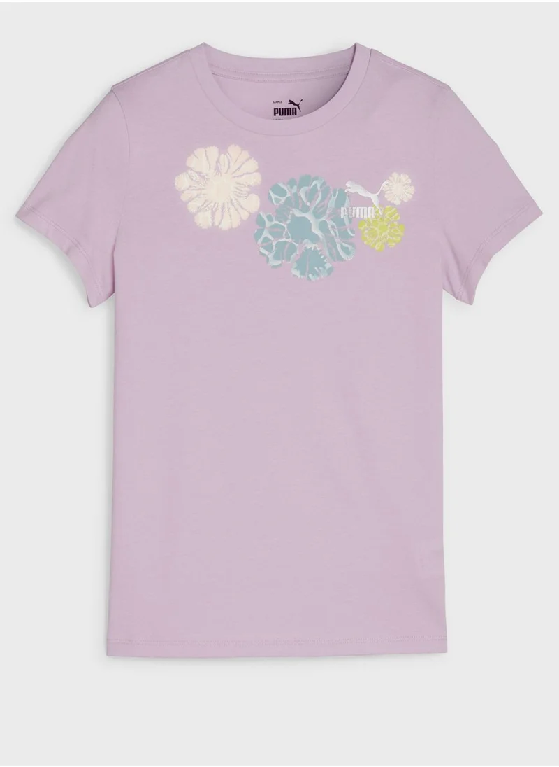 PUMA Kids Classics Snflr Logo T-Shirt
