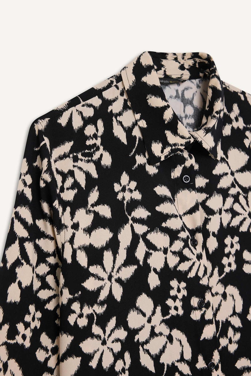 ديفاكتو تونيك اوفر سايز بياقة قميص - Image 4