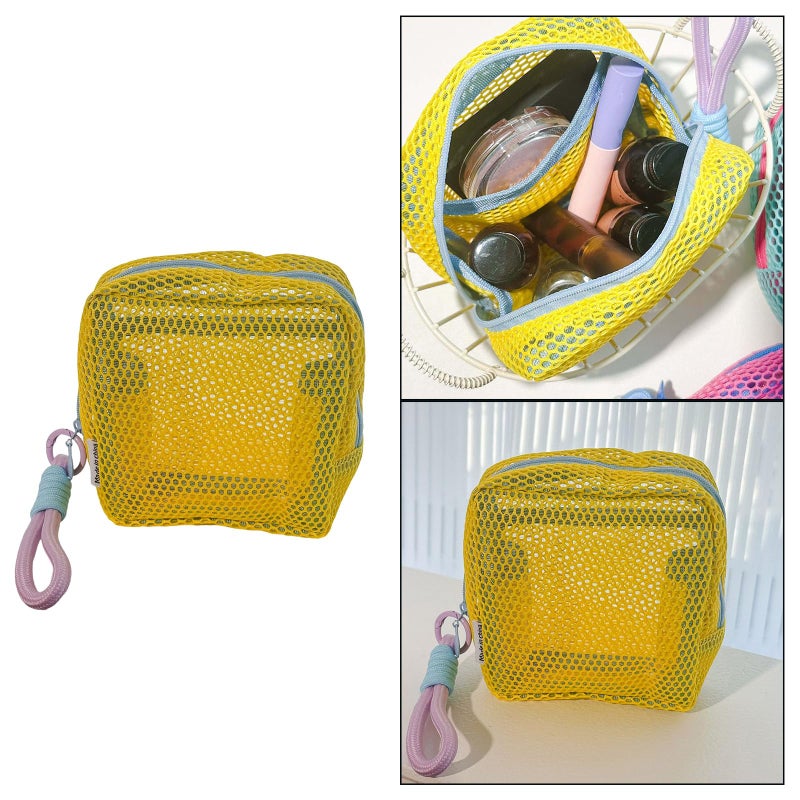Makeup Storage Bag Travel Cosmetic Organizer Soft Texture Handbag Color AA - Image 3