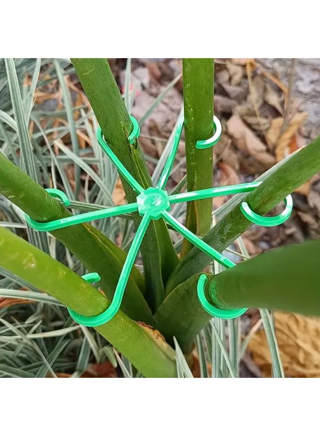 Green Plant Support Clips 4 Pack Durable Plastic Frame For Indoor Outdoor Climbing Plants - Image 5