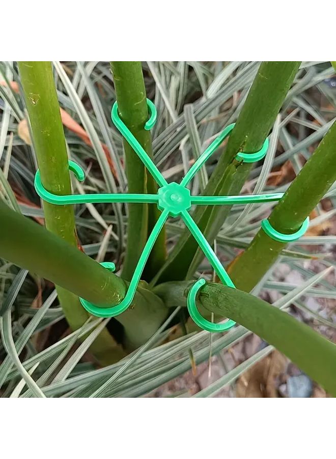 Green Plant Support Clips 4 Pack Durable Plastic Frame For Indoor Outdoor Climbing Plants - Image 3