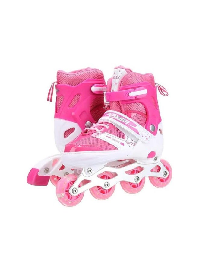 Pink Roller Skate Shoes, Size L - Image 3