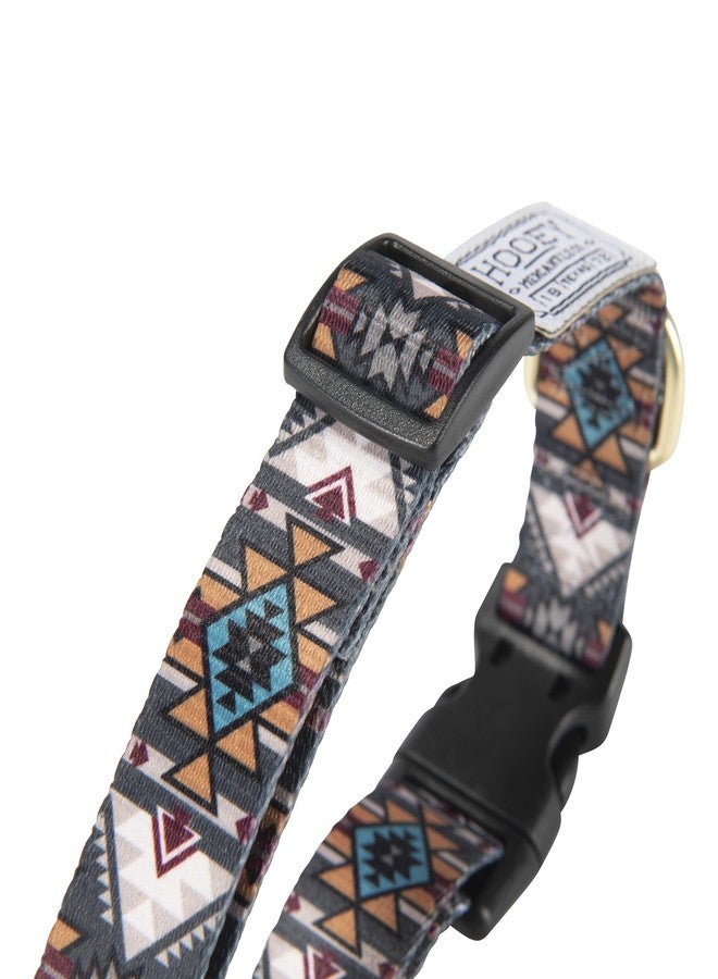 Hooey Nomad Dog Collar, Durable Polyester Webbing Collar with Graphic-Inspired Prints, Beluga Monterey, Large - Image 5
