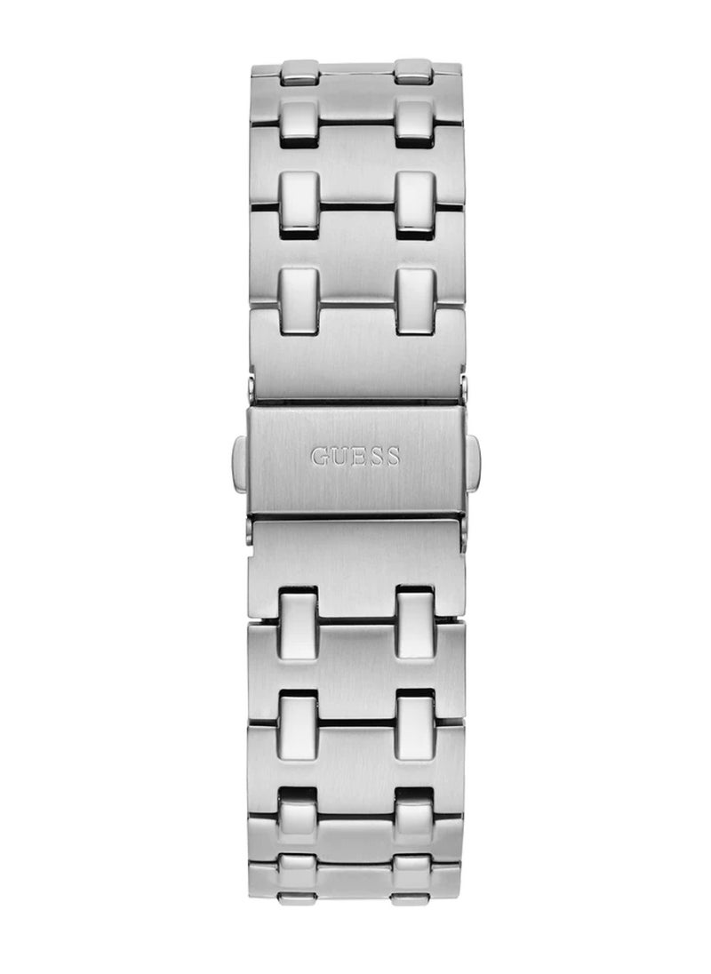 GUESS Asset Men's Analog Quartz Silver Tone Stainless Steel Watch GW0575G4 - 42mm  - Image 4