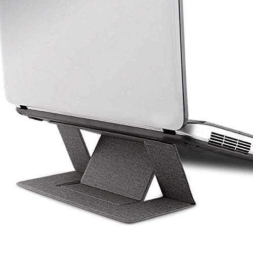 STRIFF Laptop Stand, Invisible Lightweight Computer Stand, Portable Foldable Holder Fit ONLY FOR MacBook, Air, Macbook Pro, Ipad and Tablets(Gray) - Image 1