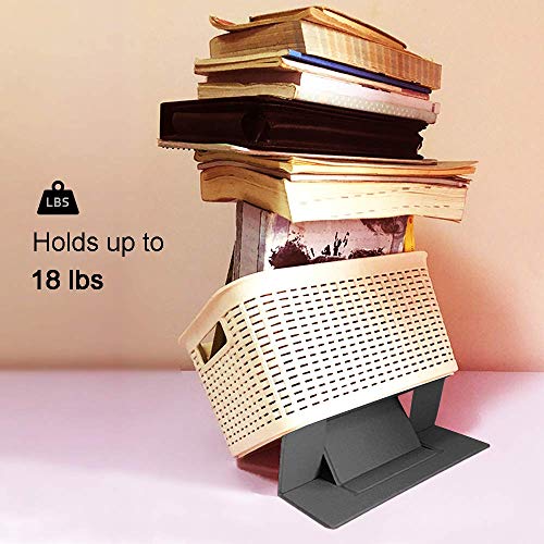 STRIFF Laptop Stand, Invisible Lightweight Computer Stand, Portable Foldable Holder Fit ONLY FOR MacBook, Air, Macbook Pro, Ipad and Tablets(Gray) - Image 5