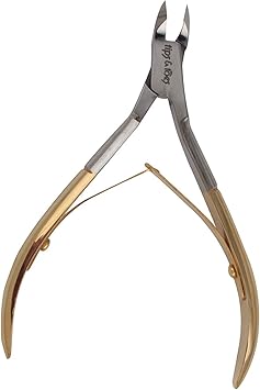 Generic Stainless Steel Cuticle Nipper Golden 10cm  - Image 2