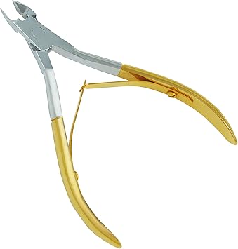Generic Stainless Steel Cuticle Nipper Golden 10cm  - Image 1