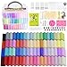 CyAJM Polymer Clay Set 72 Color Oven Bake with Sculpting Tools and Accessories Modeling Clay for KidsIdeal DIY Clay Art Set for Kids Beginners Artists - Image 3