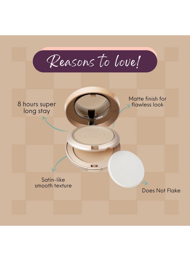 Glam 21 - Glam21 High Definition Compact Powder 2In1 20G Longlasting Mate Finish With Smooth Satin Texture - Image 1