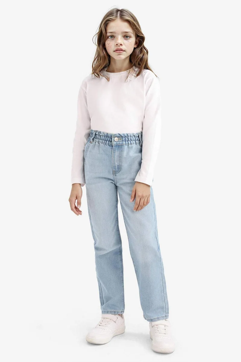 ديفاكتو Girl Paperbag Standard Leg Jeans