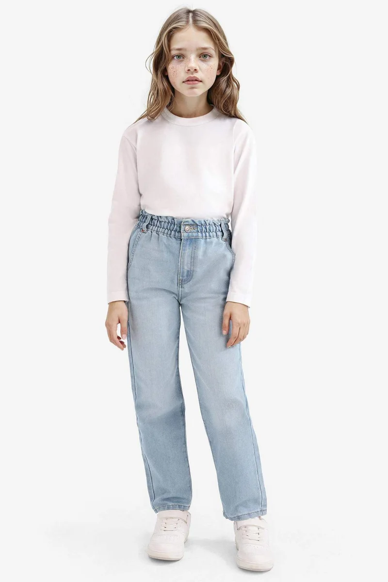 ديفاكتو Girl Paperbag Standard Leg Jeans