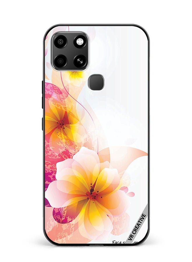 VR CREATIVE Protective Case Cover For Infinix Smart 6 Flower Design Multicolour - Image 1