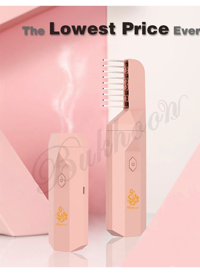 Electric Hair Comb Set Bukhoor Incense Burner Comb and Incense - Image 3