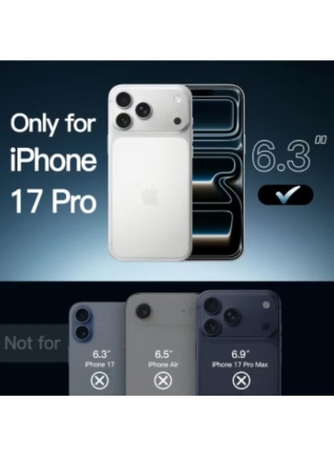 القضية المغناطيسية الواضحة لآيفون 17 برو - نحيفة ، واقية ومتوافقة مع MagSafe - Image 2