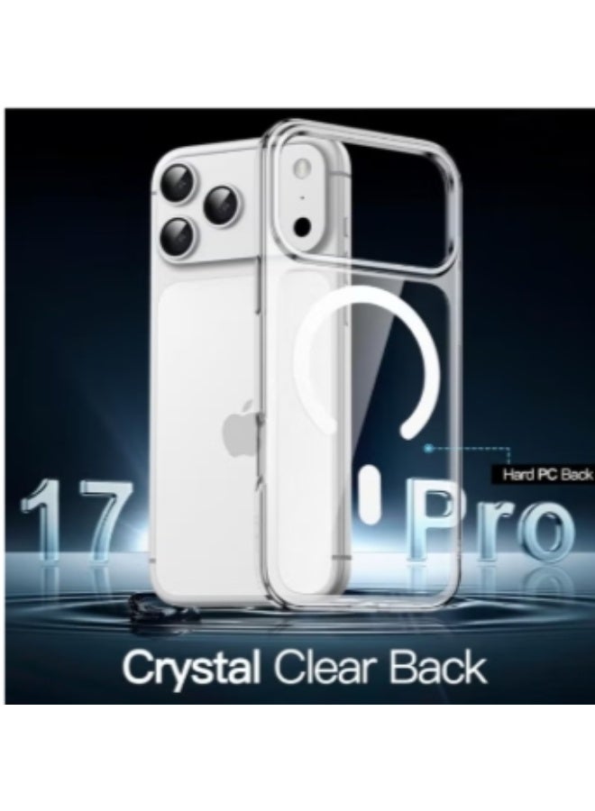 القضية المغناطيسية الواضحة لآيفون 17 برو - نحيفة ، واقية ومتوافقة مع MagSafe - Image 3