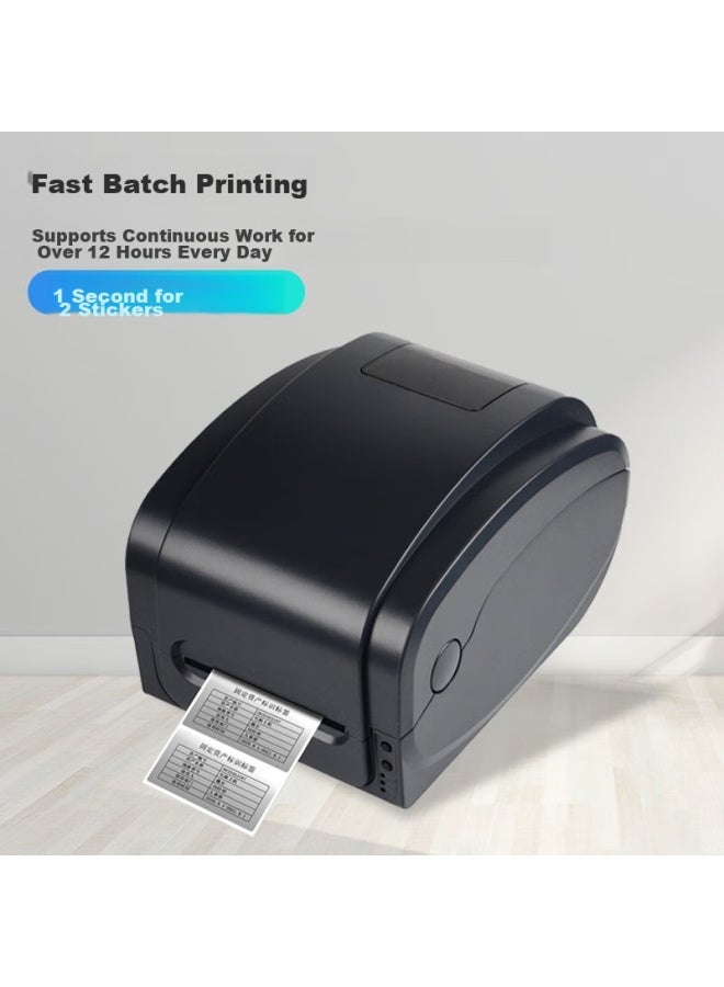 Gprinter Gp-1124t Thermal Transfer Label Printer, Computer Usb/serial/parallel Version, elry Water Marking, Warehouse Logistics Carbon Ribbon Printer - Image 2