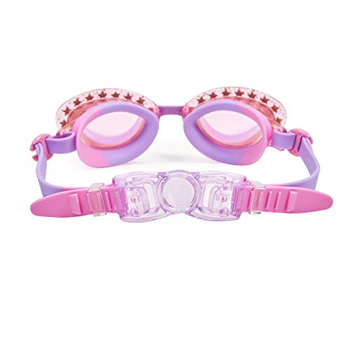 Bling 2O Girls' Purple Rockstar Kids Swimming Goggles (Ages 3+ up) - UV Protection, Latex-Free, 100% Silicone Material - Includes Anti-Fog & Adjustable Head Strap - Image 3
