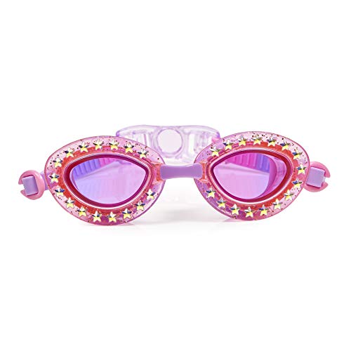Bling 2O Girls' Purple Rockstar Kids Swimming Goggles (Ages 3+ up) - UV Protection, Latex-Free, 100% Silicone Material - Includes Anti-Fog & Adjustable Head Strap - Image 2