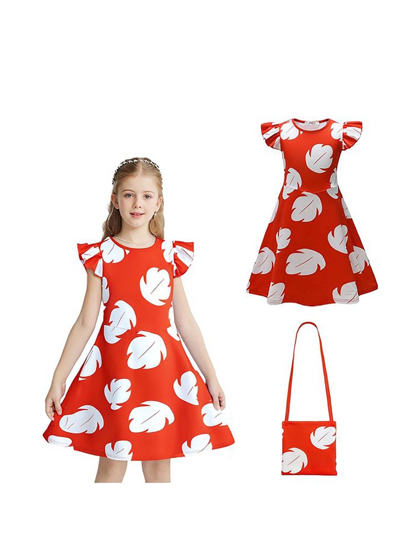 Y&D LiloandStitch Costume Dress Outfits With Accessories Dress Up Set Family Birthday Cosplay Party - Image 2