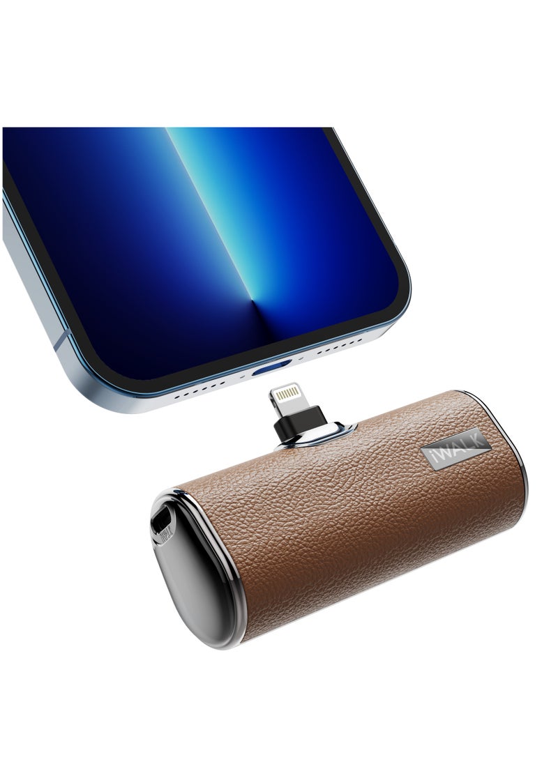 iWALK Small Portable Power Bank 4500mAh Power Bank, Lightining-Type Leather-Brown - pzsku/Z5DB6777B59CC199AE817Z/45/_/1740299355/5442b923-945e-4154-b8e3-f5e44319de43