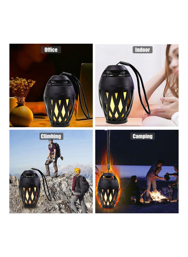 NIBEMINENT LED Flame Bluetooth Speaker Black  - Image 4