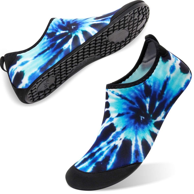BARERUN Water Sports Shoes Barefoot Quick-Dry Aqua Yoga Socks Slip-on for Men Women Blue 6.5-7.5 M US Women - Image 2