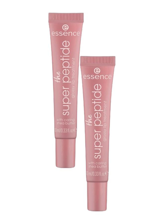 Essence The Super Peptide Glossy Lip Treatment 03-Toffeetastic! Bundle - Image 1