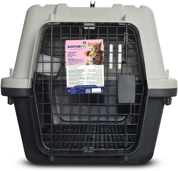 DoctorPet Doctor Pet IATA Approved Pet Carrier Crate - Image 1