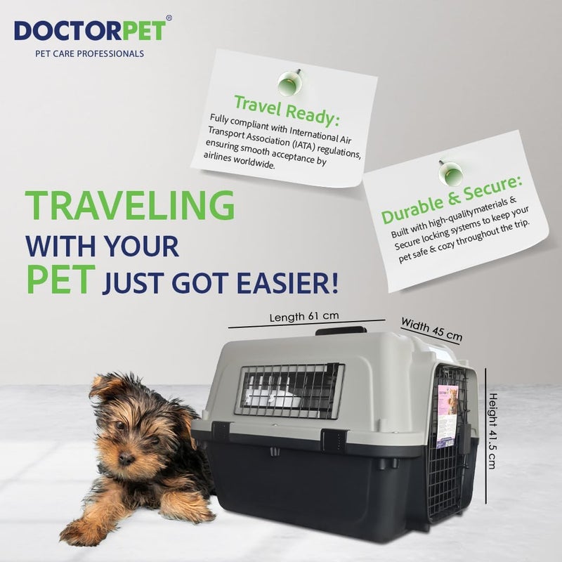 DoctorPet Doctor Pet IATA Approved Pet Carrier Crate - Image 3