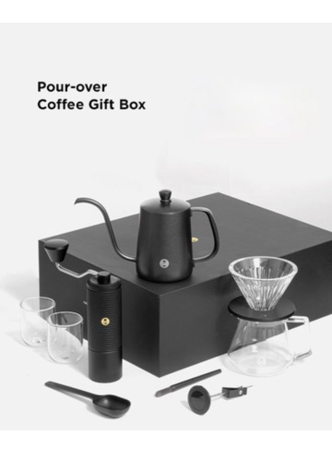 TIMEMORE Chestnut C5 Pour-Over Coffee Gift Set – Premium Edition (Black) - Image 1