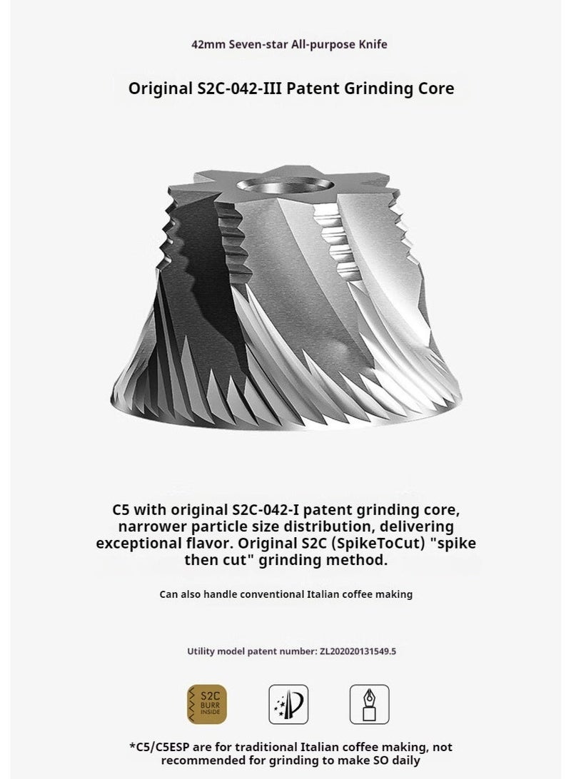 تايم مور طقم هدايا تيميمور لتقطير القهوة يدويًا C5 – إصدار فاخر (أسود) - Image 5