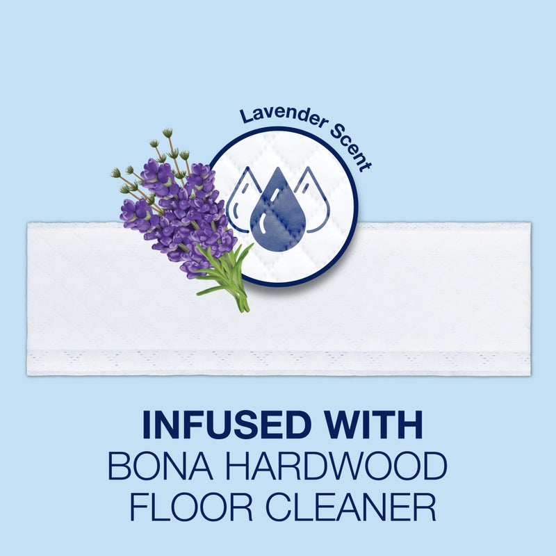 BonaÂ® Disposable Wet Cleaning Pads for Hardwood Floors, Lavender Scent - Image 3