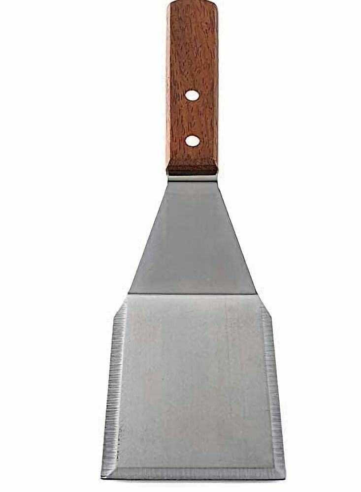 NIBEMINENT Metal Spatula with Beveled Edges Stainless Steel cooking Spoon Heavy Duty Turner for Skillets Griddles Grills Great Pancake Flipper Fish Eggs Burgers Omelet More - Image 2