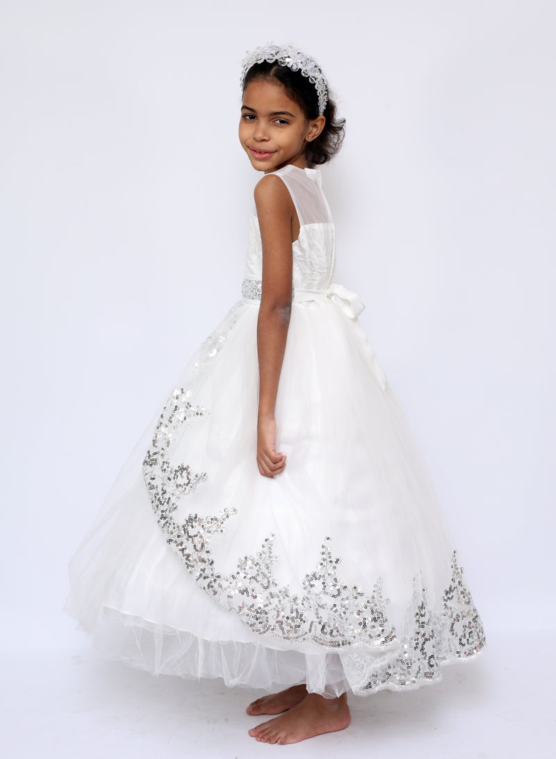 D'Daniela Sequin Trimmed Dress - Image 2