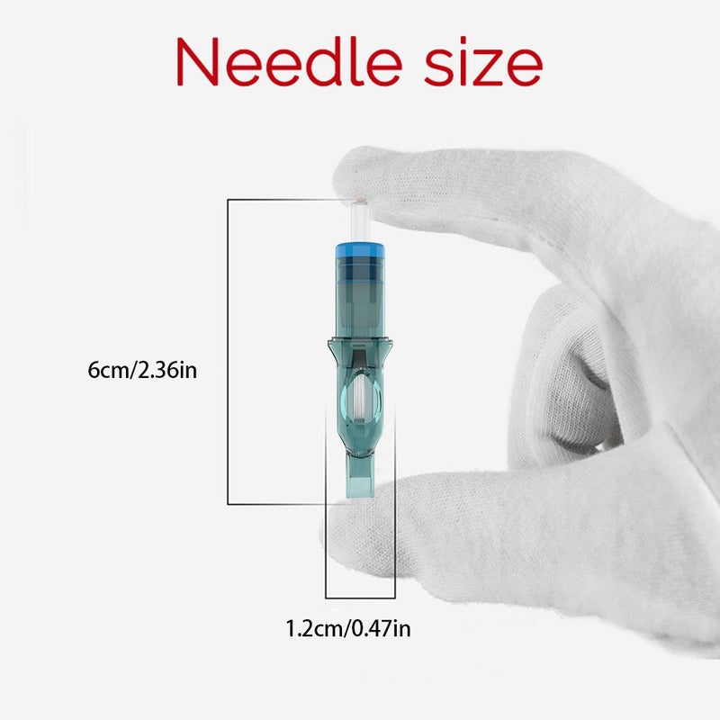 Cross-border Tattoo Integrated Needle Blue Whale Needle Eyebrow Tattoo Needle Disposable Needle Tip Line Cutting Shading All Models Wholesale - Image 2
