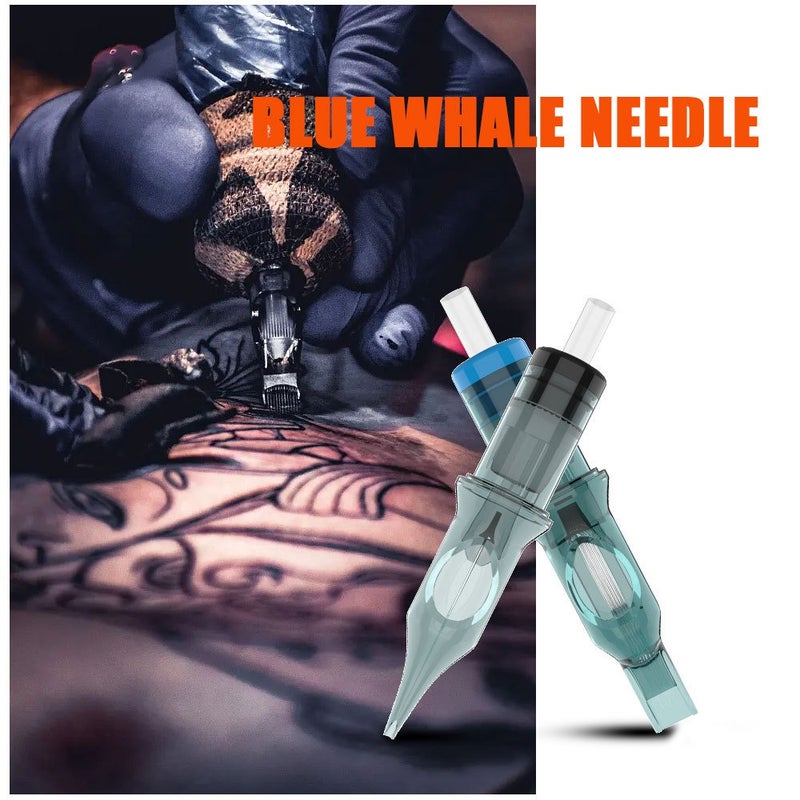 Cross-border Tattoo Integrated Needle Blue Whale Needle Eyebrow Tattoo Needle Disposable Needle Tip Line Cutting Shading All Models Wholesale - Image 4