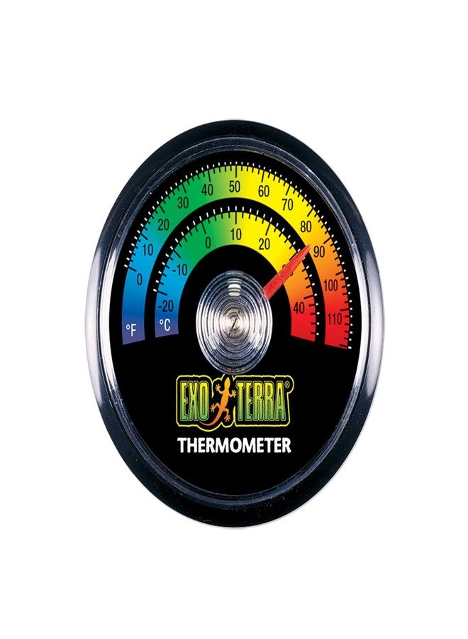 Exo Terra Thermometer for Reptile Terrarium - Provides Temperatures in Both Celsius and Fahrenheit - Image 1