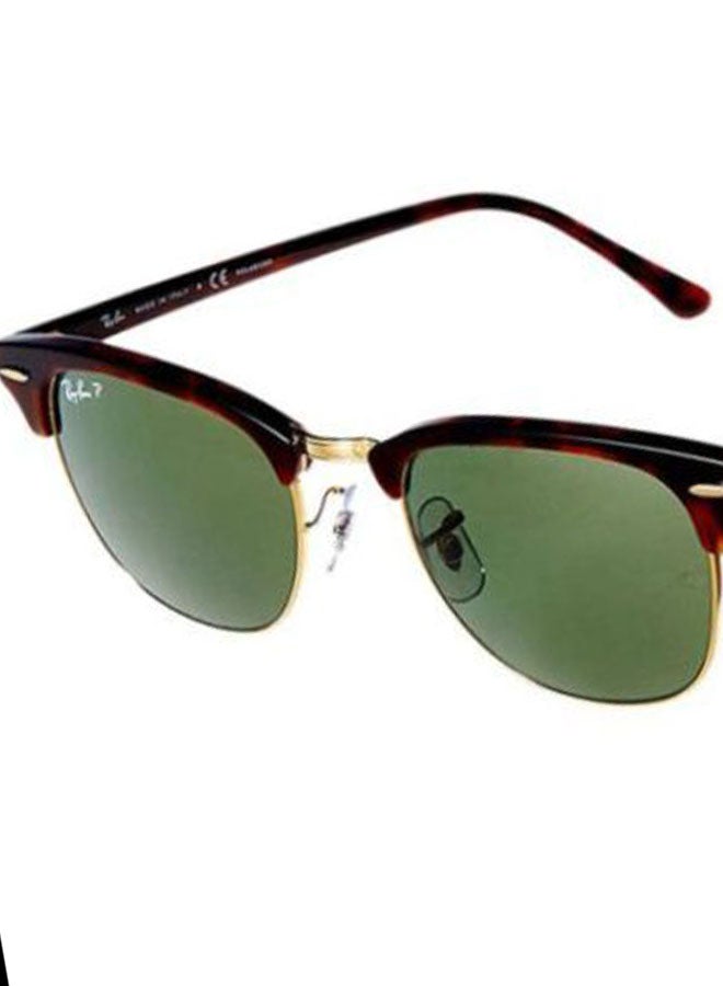 Ray-Ban Men Polarized Clubmaster Sunglasses - 0RB3016990/5851 - Lens Size: 51 mm - Brown - Image 5