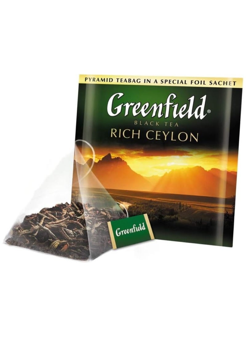 Greenfield Rich Ceylon Black 20 Tea Bags 40 Gm  - Image 3
