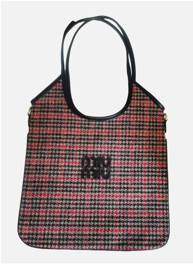 Miu Miu Miu Miu Lvy Canvas Tote Bag Shoulder 