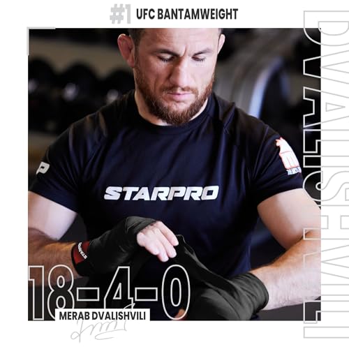 Starpro Boxing Hand Wraps 2.5m & 4.5m – Mexican Style Wrist Wraps with Thumb Loop – Elastic Hand Wraps for Boxing Kickboxing MMA for Men & Women - Image 4