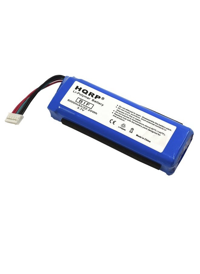 6000mAh Battery Compatible with JBL Charge 2+, Charge 2 Plus, Charge 3(2015 Version only), GSP1029102R P763098 Portable Bluetooth Speaker