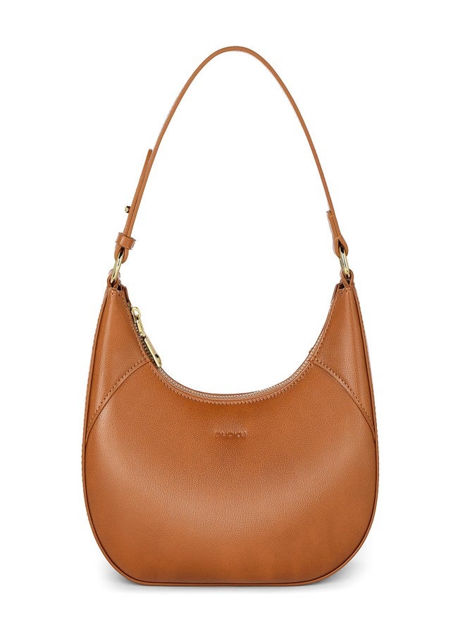 nuoku Hobo & Designer Brown Handbag for Women with Shoulder Strap - Image 1