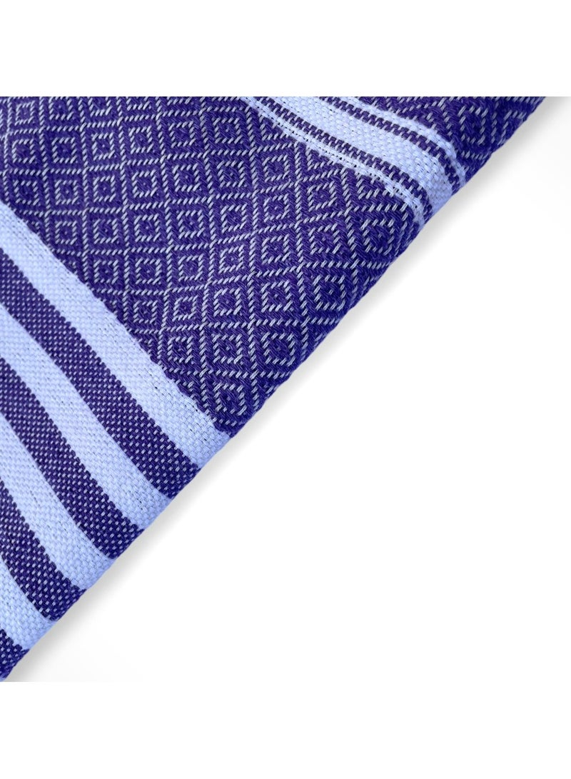 Mediterranean Essence Beach Towel  Purple - Image 1